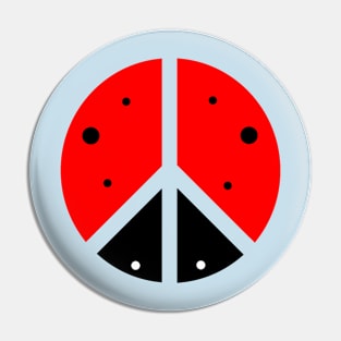 Ladybug Peace Pin