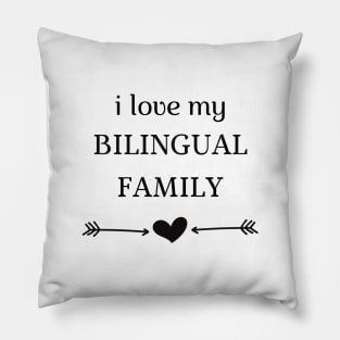 Bilingual Family Love Pillow