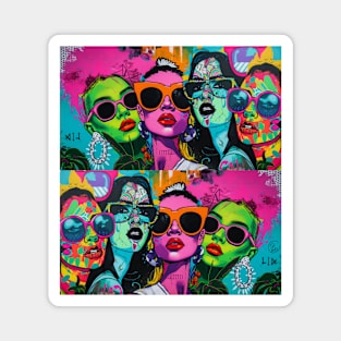 Girls Just Wanna Have Fun ! Magnet