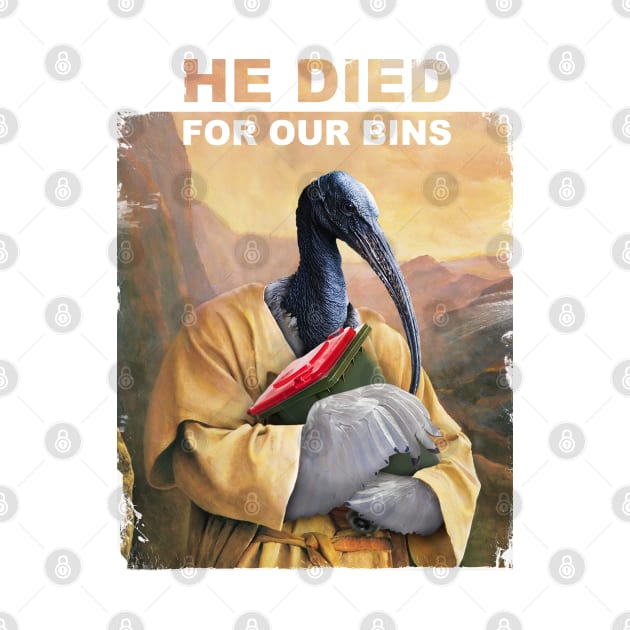 He Died For Our Bins by LukeRosenbergCreative
