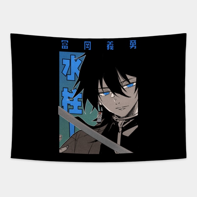 Tomioka Hashira Tapestry by seanartzy