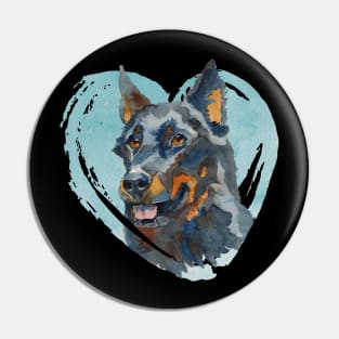 Beauceron Portrait Pin