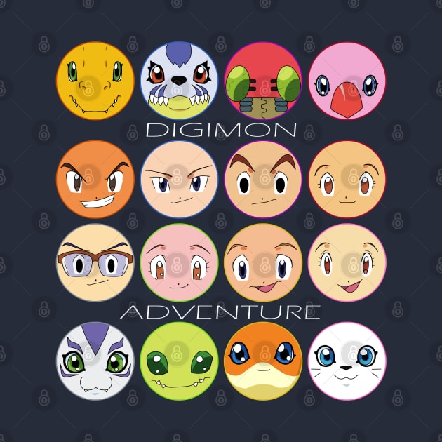 Digimon Adventure by Decokun