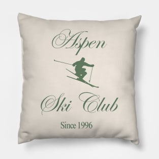 Aspen Ski Club Pillow