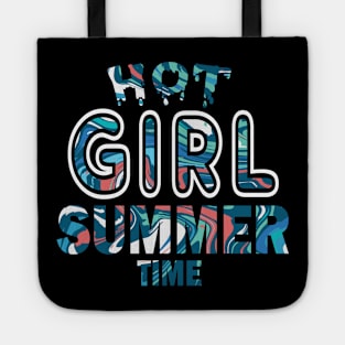 Hot Girl Summer Time Funny Summer Vacation Shirts For Girl Tote