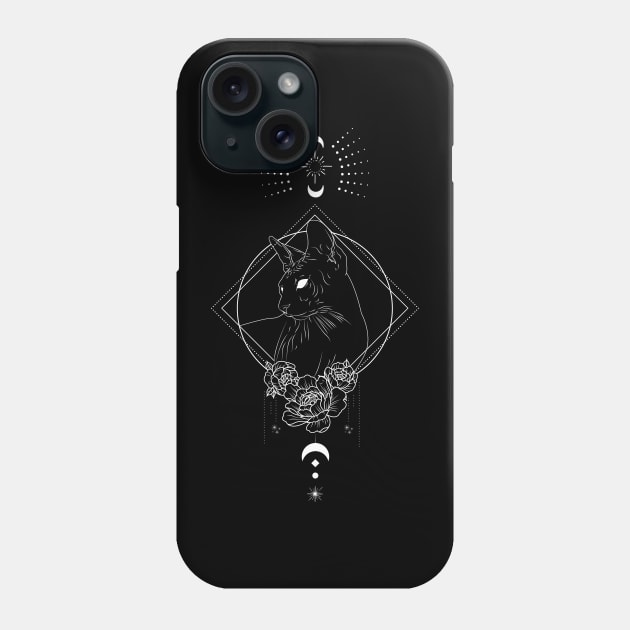 Sphynx Starline Phone Case by Wimido