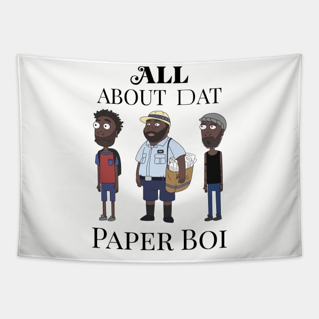 All About Day Paper Boi Tapestry by opiester