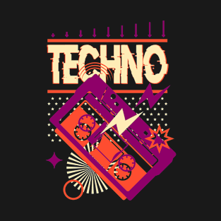 Techno Raver Tape Tshirt T-Shirt