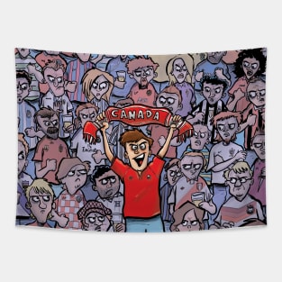 Canada Soccer Tapestry