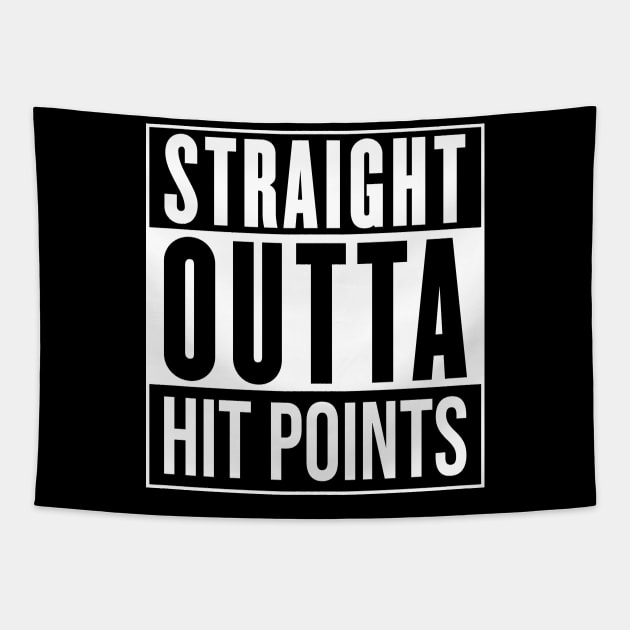 Straight Outta Hit Points Tapestry by LeftField