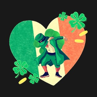 St Patricks Day Dabbing Leprechaun T-Shirt