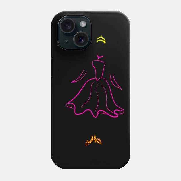 Dress of princess Phone Case by Keen_On_Colors