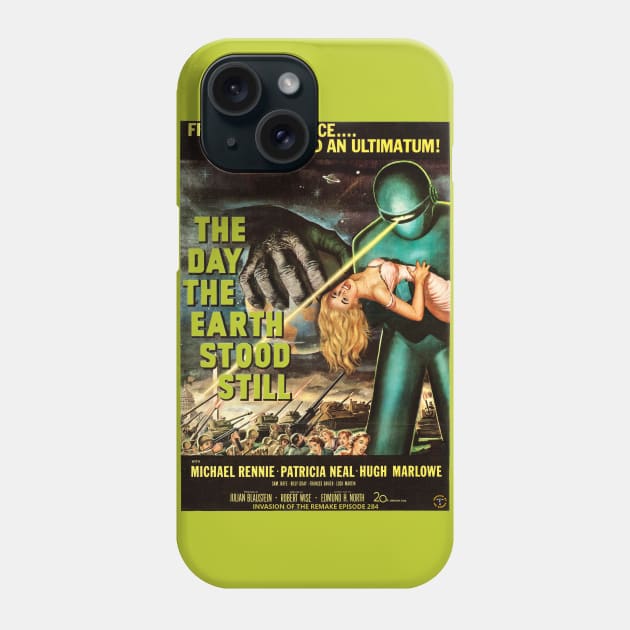 The Day The Earth Stood Still Full Color Phone Case by Invasion of the Remake