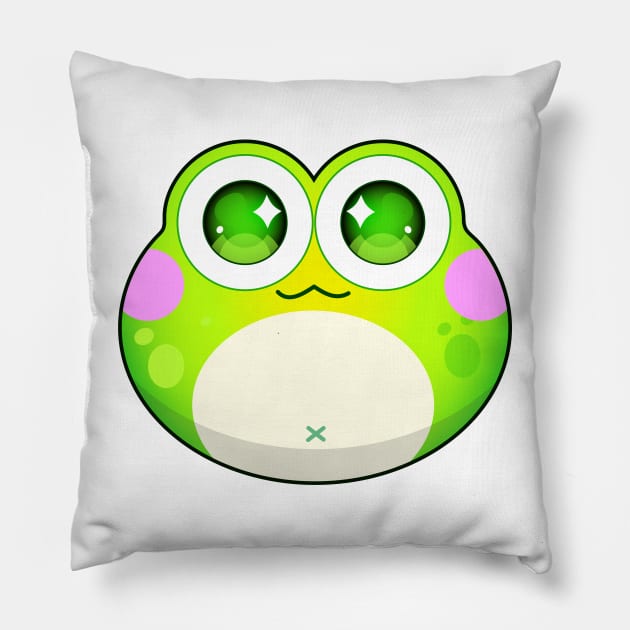 Cute frog Pillow by jessycroft