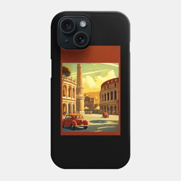 Vintage Travel Poster of the Italy Phone Case by xephanghagngay