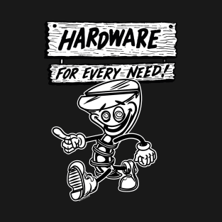 Screw Mascot Struting, Hardware for Every Need T-Shirt