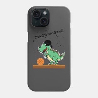 Dinosaur play basketball Phone Case