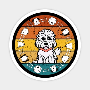 Maltipoo dog cute puppy friend Magnet