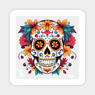 Day of the Dead Sugar Skull 13 Magnet