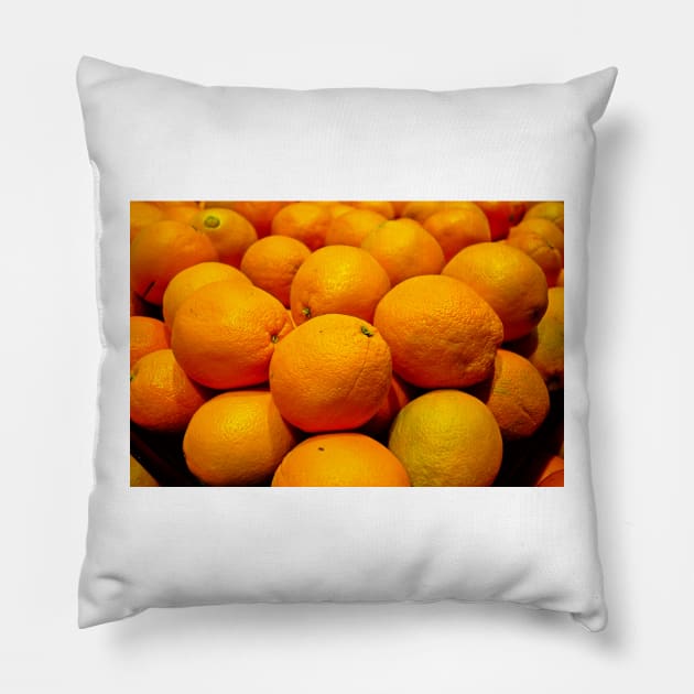 Oranges Pillow by bobmeyers