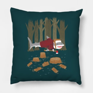 The LumberJack Shark Pillow