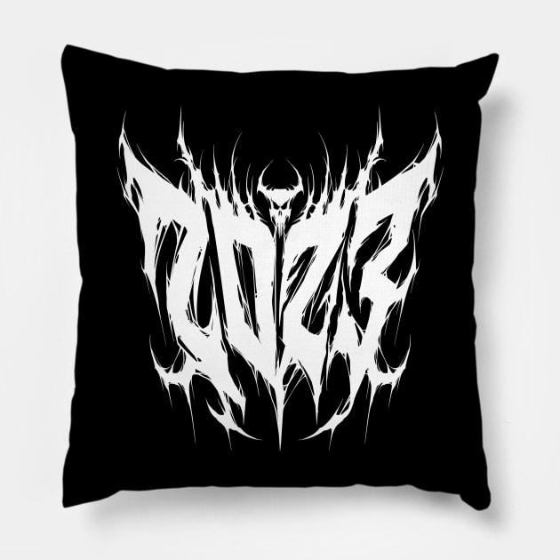 2023 METAL HEAD Pillow by TOSSS LAB ILLUSTRATION