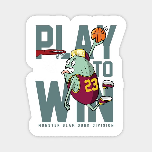 Play to win Magnet by D3monic