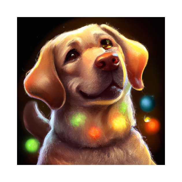 Cute Labrador Retriever Drawing by Play Zoo