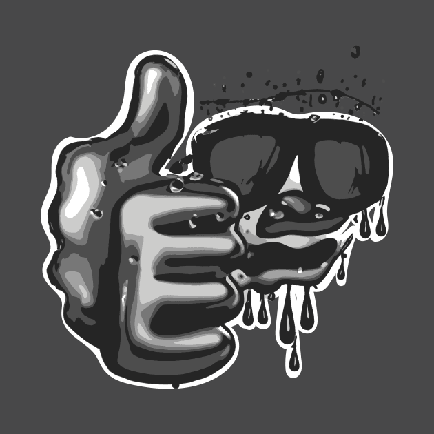 Thumbs up Drip Man by TomiTee