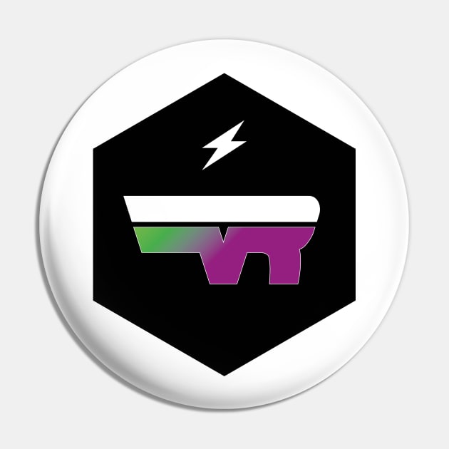 Future Rave Hexagon Pin by FUTURE RAVE