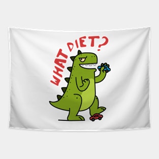 Cute Hungry Monster Tapestry