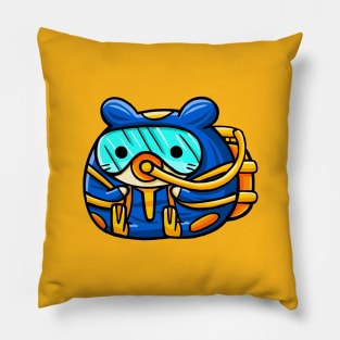 Cute Hamster Diver Pillow