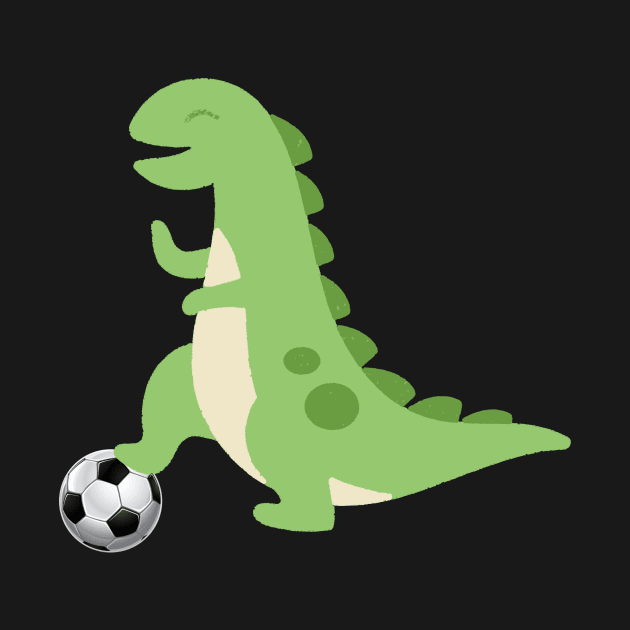 Dinosaur soccer by AmyNMann