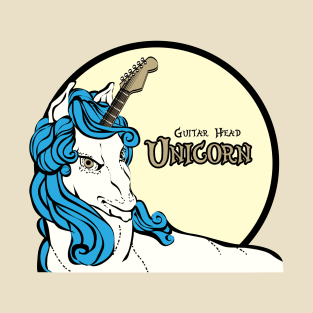 Guitar Head Unicorn T-Shirt