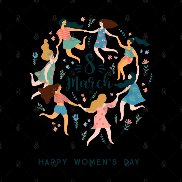 International Women's Day Shirt March 8 by grendelfly73