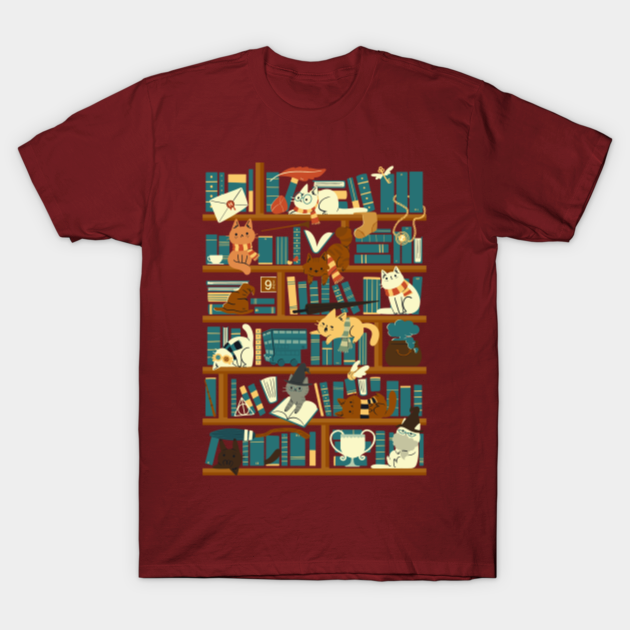 Library Magic School - Harry Potter - T-Shirt