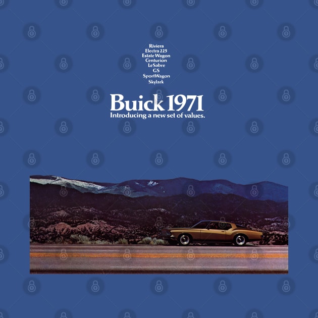 1971 BUICK - advert by Throwback Motors