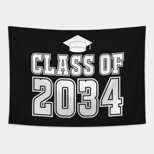 Class Of 2034 Graduation for Kids and Parents Tapestry