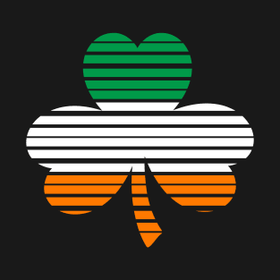 Shamrock Stripes- Flag - St. Patricks Day T-Shirt