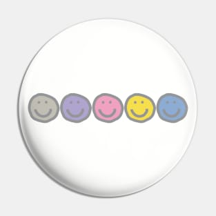 Enlightenment Smiles Five Smiley Face Drawings Pin