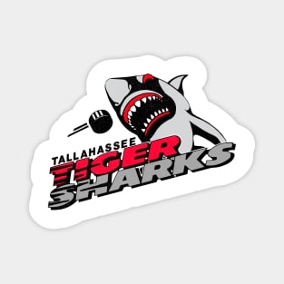 Retro Tallahassee Tiger Sharks Hockey 1995 Magnet