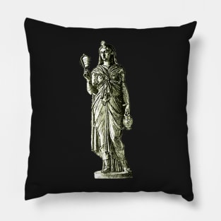 Greco-Roman Statue of the Egyptian Goddess Isis/Asset Pillow