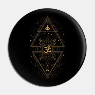 Om Symbol | Sacred Geometry Pin