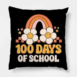 100th Day Of School Teacher 100 Days  Kids Pillow