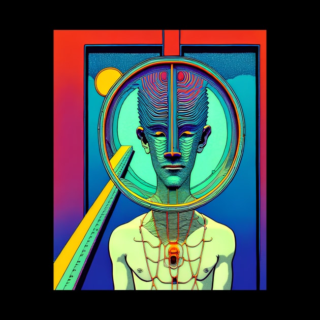 Trippy abstract Humanoid by Trip Tank