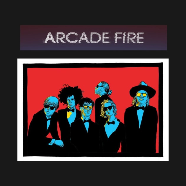 Arcade Fire 2017 Toon by Specialstace83