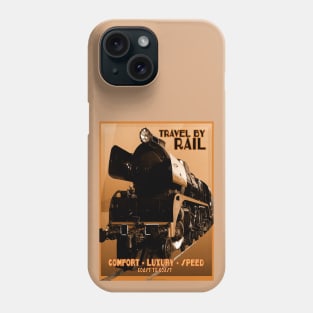 Retro Steam Rail Travel_06 Phone Case