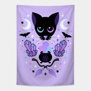 Witchy Kitty Tapestry