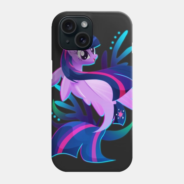 Seapony Twilight Sparkle Phone Case by Ilona's Store