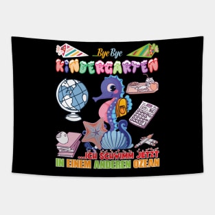 Einschulung Schulkind Seepferdchen Tapestry